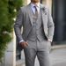 Men's Clothing Business Casual Men's Three Piece Suit Groom Suit Men Wedding Banquet Large Size_viptrois.com