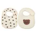 2pcs/set Waterproof Baby Bibs Cotton Infant Feeding Bib Newborn Burp Cloths Bandana for Kids Boys Girls Soft Saliva Towel_viptrois.com