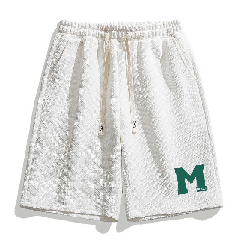 Summer Thin Cute Printed Men Knee-Length Loose Quick-Dry Sports Ice Silk Casual Shorts_viptrois.com