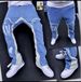Men's Clothing Autumn Jeans Simple And Versatile High Waist Zipper Daily Trendy Trousers_viptrois.com