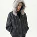 Men's Distressed Vintage Hooded Jacket – Oversized Fit, Faux Fur Trim, Heavyweight Cotton For Winter_viptrois.com