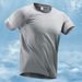 Lightweight Ice Silk Summer Loose-fit T-shirt For Men, Breathable Training Top, Running Short-sleeve Quick-dry Sports_viptrois.com