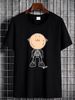Vintage Made In USA 20471120 Hyoma Design T-shirt Stretched Versatile Soft Summer Streetwear Fashion Slightly Homme Casual Top For Everyday Wear_viptrois.com