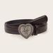 Factory Direct supply new metal love snap belt versatile simple retro women's belt decorative jeans with fashion_viptrois.com