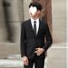 1 Spring High-End For Men Korean Version Slim Fit Jacket Groom Wedding Suit Banquet Business Professional Formal Wear_viptrois.com