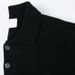 Autumn And Winter Collar Solid Color Sweater Casual Loose Pullover Knitted Sweater Wearing Tie Up Clothes_viptrois.com