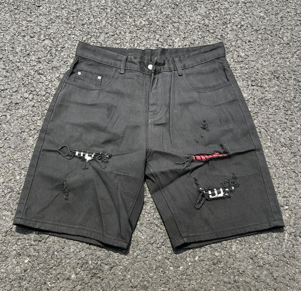 Men's Clothing Slim Fit Denim Pants Trendy Shorts Small Legs_viptrois.com