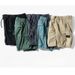 Summer Cargo Short Men Casual Loose Knee Length Elastic Waist Drawstring Mens Shorts Cotton Breathable Men Clothing Many Pockets_viptrois.com