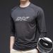 2024 Spring New Quick Dry Ice Silk Long Sleeve T-shirt Men's Leisure Sports Fitness Outdoor Long Sleeve T-shirt Men_viptrois.com