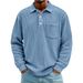 Men's Clothing Retro Casual Corduroy Vintage Corduroy Long Sleeve Shirt For Men - Casual & Comfortable, Striped Design, Multiple Colors & Sizes_viptrois.com