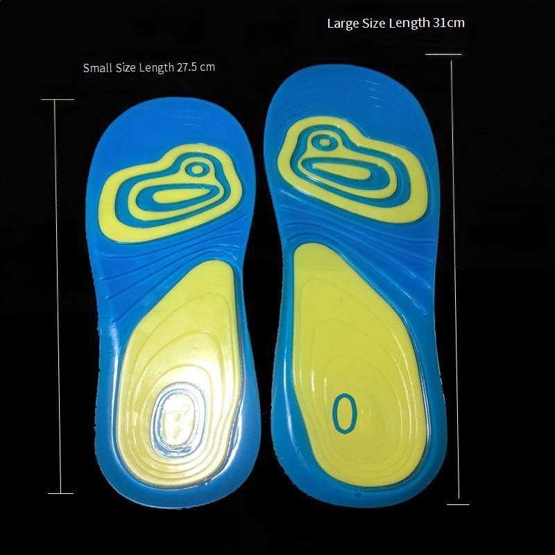 Military Training Shock Absorbing Insoles Silicone Sports Export Quality Soft Insoles Men's And Women's Basketball Insoles Extra Large Size_viptrois.com