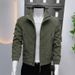 New Spring And Autumn Men's Jacket, Korean Style, Slim, Casual, Versatile And Cool Short Top Coat_viptrois.com