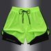 Men's Clothing Men's Running Fitness Basketball Beach Shorts Lining Outer Wear Summer Ice Silk Suit Swimming_viptrois.com