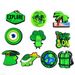 Cartoon Does Not Infringe VSCO Green Series Shoes Flower Shoe Buckle Soft Glue Personality DIY Cute Accessories_viptrois.com