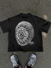 Men's Clothing Fashion Street Casual Short Sleeved Beading Craft Creative Printing Design_viptrois.com