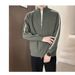 Stand Up Collar Cardigan Sweater, Fashionable Zipper Knit Sweater, Outerwear, Sweater, Thread Sweater_viptrois.com
