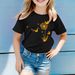 Mother & Kids 2024 Summer Foreign Trade Children's Clothing New Dandelion Cute Print Children's Round Neck T-shirt Children's Short Sleeve Top_viptrois.com