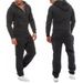 Men's Zip-Up Hoodie & Jogger Pants Set – Trendy Casual Athleisure Outfit (3 Colors, S-XXL) | Breathable & Stylish Loungewear_viptrois.com