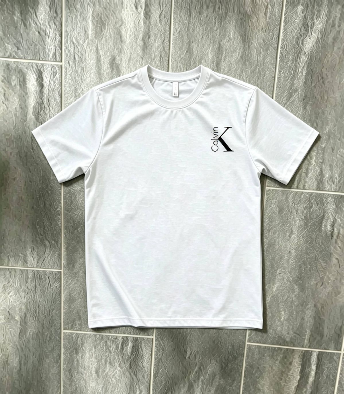 Men's Round Neck Long Sleeve T-Shirt Letter Print Loose Casual Top Color Matching Polyester One-Piece Machine Washable_viptrois.com