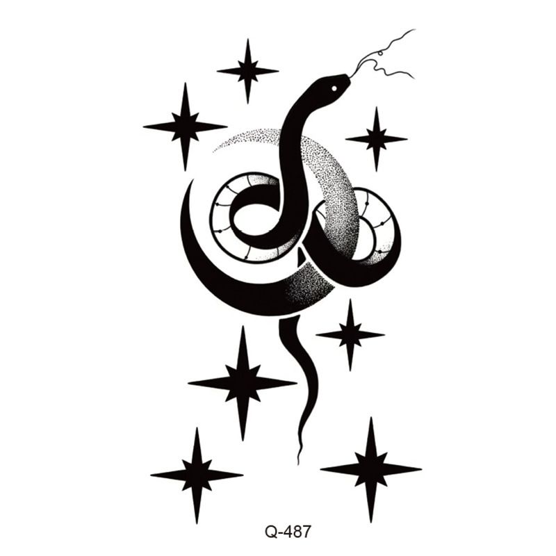 Q 481-520 Small fresh waterproof tattoo sticker set any combination_viptrois.com