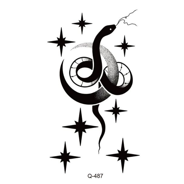 Q 481-520 Small fresh waterproof tattoo sticker set any combination_viptrois.com