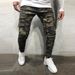 Men's Clothing Camouflage Overalls Multi Pocket Small Feet Elastic Slim Fashion Jeans_viptrois.com