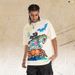 Trendy Brand Hand-painted Playful Graffiti Pony Short-sleeve Design Niche Men's Loose-fitting Couple's T-shirt_viptrois.com