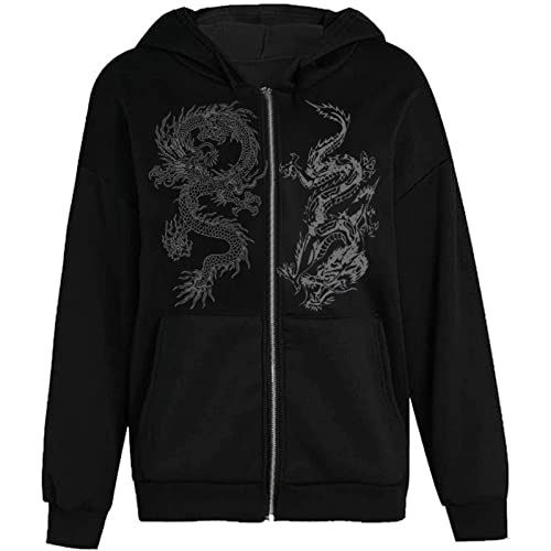 New Hoodie Sweatshirt Loose Street Style Sports Zipper Cardigan Y2K Thickened Jacket For Women_viptrois.com