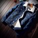 Men's Fleece-Lined Denim Jacket – Slim Fit Winter Coat, Warm & Stylish (Light Blue/Dark Blue/Black, S–6XL)_viptrois.com