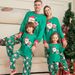 Christmas family dress Santa Claus printed family suit fashion pajamas_viptrois.com