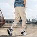 Men's Clothing Overalls Men's New Spring And Summer Loose Large Size Leggings Ins Trendy Versatile Multi Pocket Casual Trousers_viptrois.com