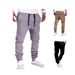 Men's Casual Fitness Drawstring Jogger Pants - Breathable Loose Fit Elastic Waist Sweatpants For Gym & Daily Wear (Multiple Colors & Sizes Available)_viptrois.com