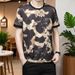 Summer Ice Silk Short New T-shirt Breathable Men's Casual Round Neck Loose Thin Style Trendy Printed Half Sleeve Top_viptrois.com