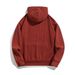 Men's Retro Striped Hooded Sweatshirt - Oversized Casual Pullover With Chest Pocket, Lightweight Fleece Lining For Spring/Fall_viptrois.com