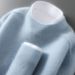 Pure Business Casual Thickened Cashmere Half Turtleneck Pure Wool Knitted Base Shirt Loose Men's Sweater_viptrois.com