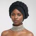 New style hand woven braided hat, messy linen wrinkled twisted hat, African hat, monochrome hat, Baotou hat_viptrois.com