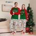 Christmas deer letters Christmas family dress printed home dress pajamas_viptrois.com