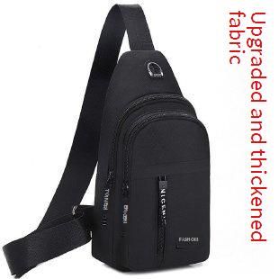 Men's Crossbody Sling Bag - Lightweight Waterproof Oxford Shoulder Bag With Multiple Pockets For Travel, Outdoor & Daily Use_viptrois.com