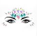 Halloween Edm Electronic Music Festival Face Stickers Eyebrow Stickers Diamond Resin Diamond Carnival Diamond Stickers Masquerade Face Decoration_viptrois.com