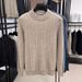 Men's Clothing 100% Wool Sweater Semi-Turtleneck Winter Knitwear With Jacquard Pattern, Premium Soft & Warm Pullover For Casual & Formal Wear_viptrois.com