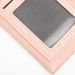 Wallet Card Cases Card Holder Women Zipper Coin Purse PU Leather Stitching Contrast Color ID Card Small Fresh Wallet_viptrois.com