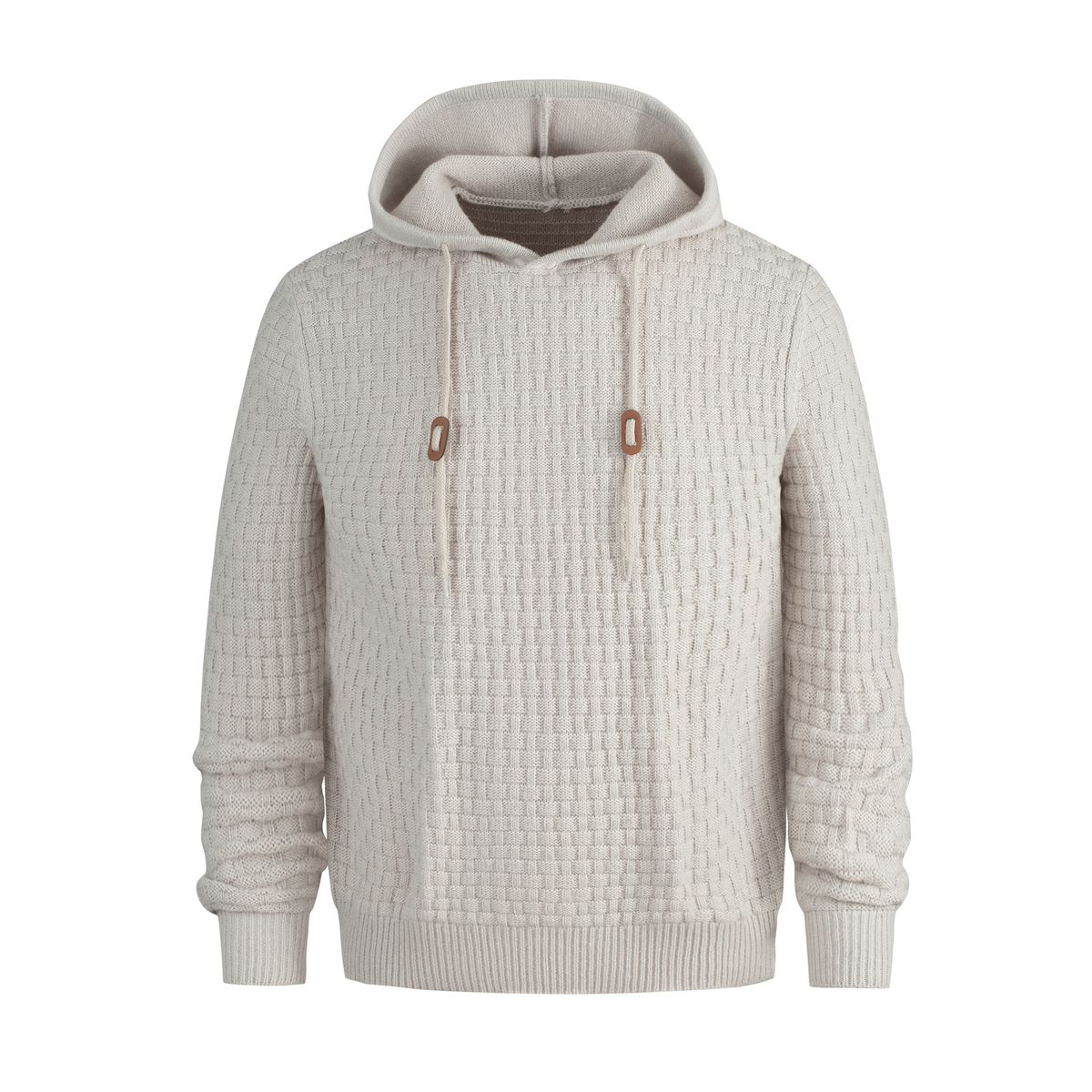 Men's Clothing New Style Jacquard Hoodie Sweater – Fashionable & Cozy For Autumn & Winter_viptrois.com