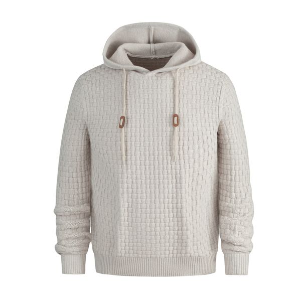 Men's Clothing New Style Jacquard Hoodie Sweater – Fashionable & Cozy For Autumn & Winter_viptrois.com