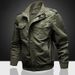 2025 Spring And Autumn Tooling Men's Jacket Casual Stand-up Collar Badge Embroidered Large Size Jacket Men_viptrois.com