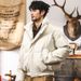 American Retro Thickened Short Leather Loose Stand Collar Cotton Coat Men Autumn Winter Jacket_viptrois.com