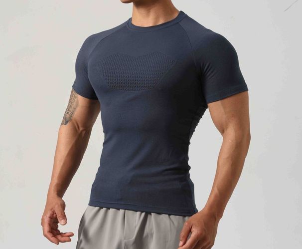 Men's Clothing Super Stretch Fitness Sports Tights Comfortable Breathable Absorbent Tights_viptrois.com
