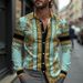 Trendy Light Luxury Mens Shirt Spring Single Breasted Lapel Design New Daily Fashion Casual Loose Comfortable Business Shirts_viptrois.com