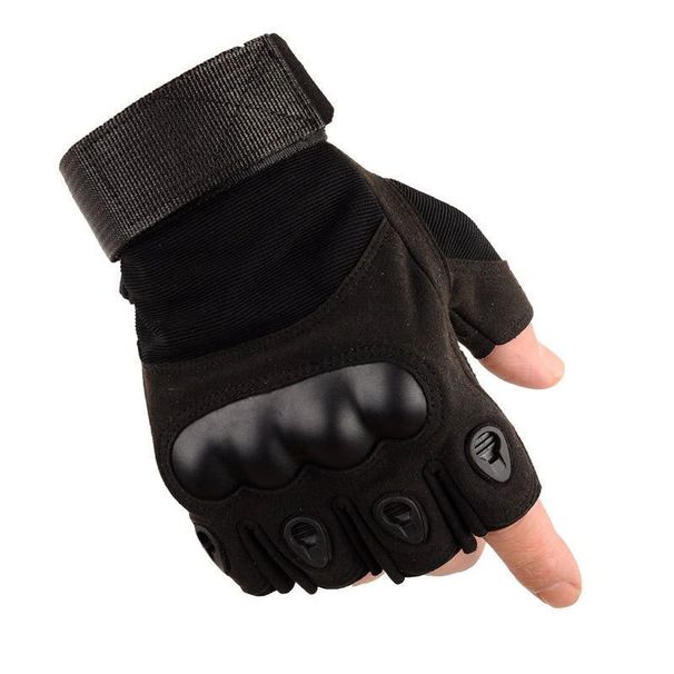 Tactical gloves Combat tactics special half-finger gloves men's outdoor mountain climbing non-slip soft shell long finger gloves_viptrois.com