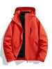 Autumn Winter Outdoor 3-in-1 Jacket For Men And Women Windproof Water-Resistant Dopamine Color Hooded Coat_viptrois.com