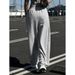 Men's Clothing Korean Style Retro Niche Casual Pants For Women, New Loose Sports Sweatpants, Wide Leg Versatile Long Pants_viptrois.com